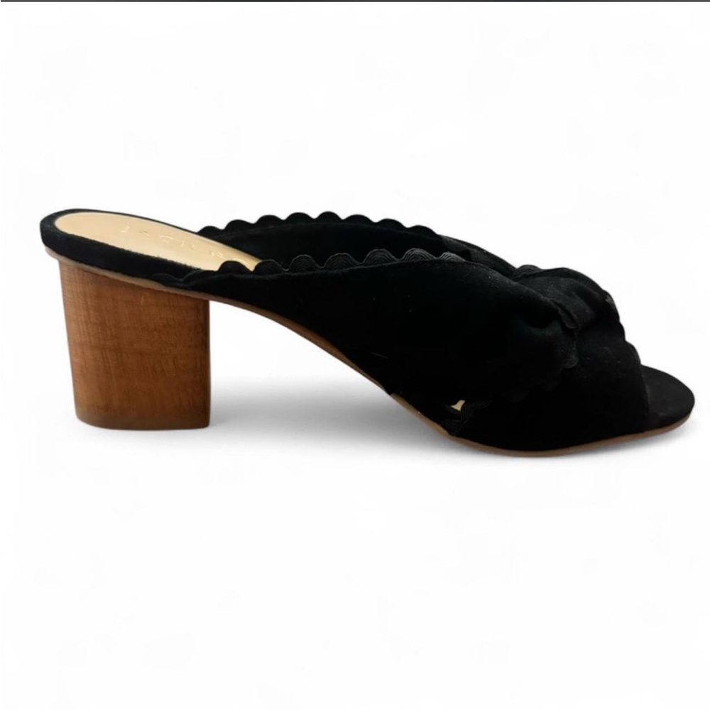 NIB Jack Rogers—Black Suede Mules - Picture 3 of 7